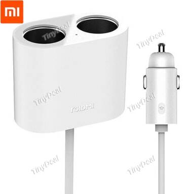 6%OFF for Xiaomi Car Charger Adapter Socket from TinyDeal