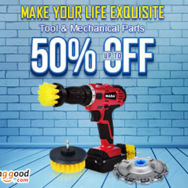 Up to 50% OFF for Tool&Mechanical Parts Promotion from BANGGOOD TECHNOLOGY CO., LIMITED