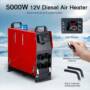 5KW 12V Integration Air diesel LCD Heizung Einfach Luftheizung Standheizung