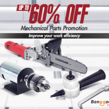 Up to 60% OFF for Mechanical Parts Promotion from BANGGOOD TECHNOLOGY CO., LIMITED