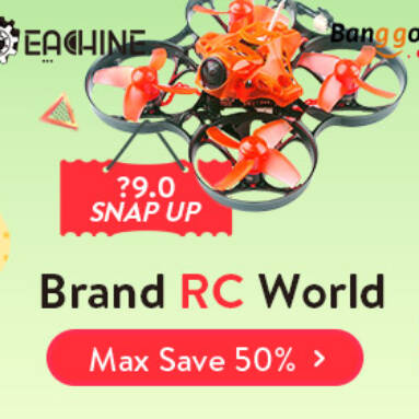 50% OFF for Eachine Brand RC Gadgets from BANGGOOD TECHNOLOGY CO., LIMITED