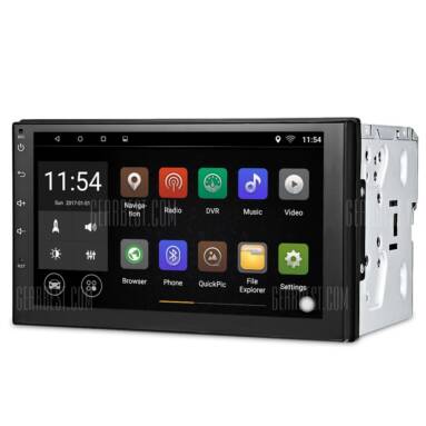 $99 with coupon for 7003 Android 6.0 Car Multimedia Player  –  BLACK from GearBest