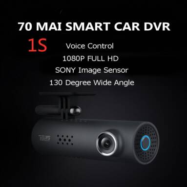 $38 with coupon for 70mai 1S Smart Midrive D06 Car DVR 1080P English Version Voice Control IMX307 Sensor 130 Degree from Xiaomi from BANGGOOD
