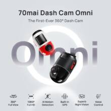 €135 with coupon for 70mai Dash Cam Omni X200 from ALIEXPRESS