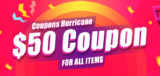 Coupons Hurricane, $50 Coupon For All Items from Newfrog.com