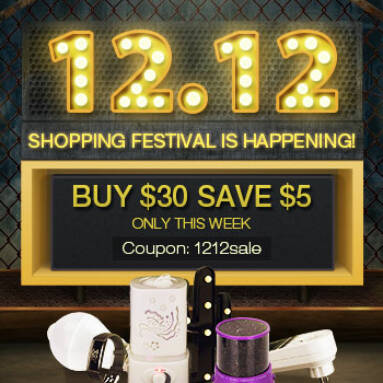 12.12 Shopping Festival is Happening-Buy $30 Save $5 from Newfrog.com