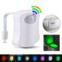 8 Color Toilet Induction Lamp Mounted Light