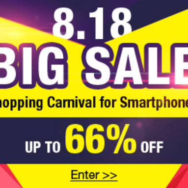6.9% OFF for non-discounted items in all Cell Phones Categories+ Free shipping @TinyDeal Expires:08/31/2016 from TinyDeal