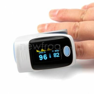 Fingertip Oximeter Pulse Blood Oxygen Saturation Heart Rate Monitor Blue-Up To 55% Off from Newfrog.com