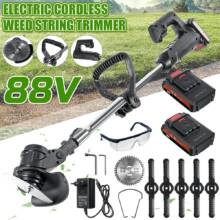 €37 with coupon for 88VF 1000W Cordless Grass Strimmer Trimmer Lawn Mower Grass Edge Brush Cutter from EU warehouse BANGGOOD