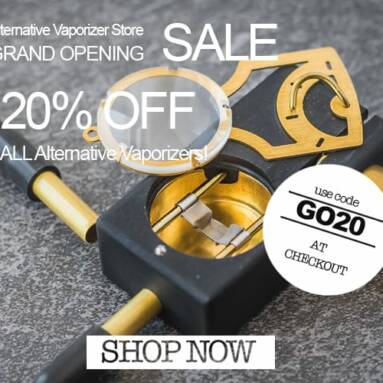 20% off all alternative vaporizers! from VaporDNA.com