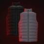 90FUN IP64 Men Winter Rechargeable Electric Intelligent Heated Vest Washable Down Jacket