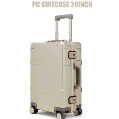 €397 with coupon for 90FUN PC Suitcase 20 inch from Xiaomi Youpin – GOLD NORMAL VERSION from GearBest