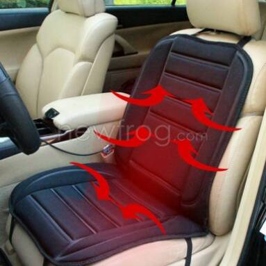 Car Heated Seat Cushion Cover Auto 12V Heating Heater Warmer Pad Winter-Up To 48% Off from Newfrog.com