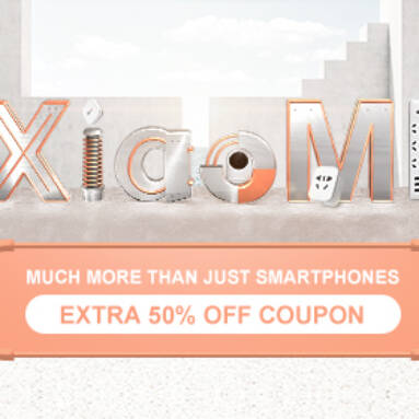 50% OFF Coupon for Xiaomi Mijia Products from BANGGOOD TECHNOLOGY CO., LIMITED