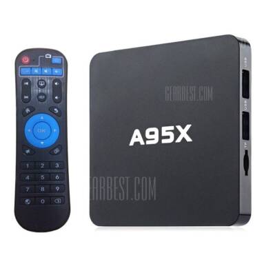 $49 with coupon for A95X – B7N Dolby Digital Receiver TV Box  –  2GB + 16GB  EU PLUG from GearBest