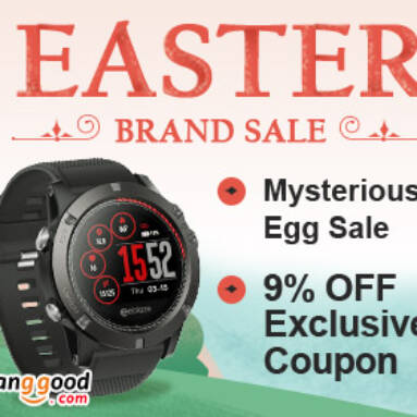 9% OFF Coupon Easter Sale for Brand Items from BANGGOOD TECHNOLOGY CO., LIMITED