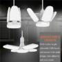 AC85-265V E27 60W Universal Deformable Foldable Garage Lamp 246LED Ceiling Adjustable Shop Light Bulb
