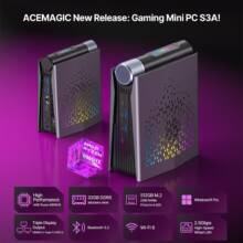 €350 with coupon for ACEMAGIC S3A MINI PC AMD Ryzen 9 6900HX 16/512GB from EU warehouse ALIEXPRESS