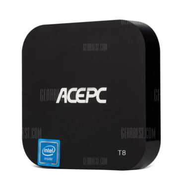 $99 with coupon for ACEPC T8 Mini PC Intel Z8350 / Windows 10  –  BLACK from GearBest