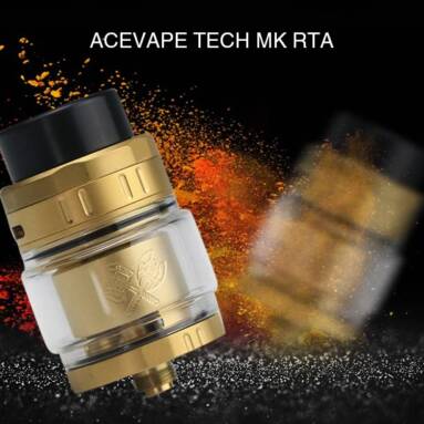 $26 with coupon for ACEVAPE TECH MK RTA – BLACK from GearBest