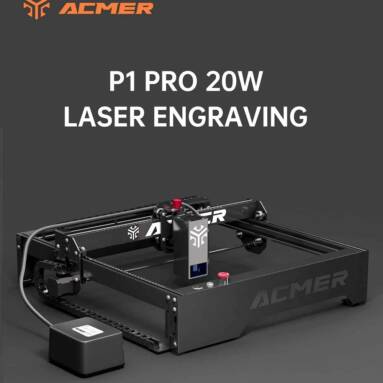 €499 with coupon for ACMER P1 Pro 20W Laser Engraver Cutter from EU warehouse GEEKBUYING