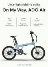 €1319 with coupon for ADO A20 Air Folding E-bike from EU warehouse GEEKBUYING