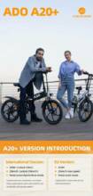 €699 with coupon for ADO A20+ Electric Folding Bike from EU warehouse GEEKBUYING