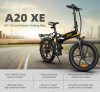 1167 € med kupong för ADO A20 XE 250W Elcykelfällbar ram 7-växlad växel Avtagbar 10.4 AH litiumjonbatteri E-cykel från EU CZ-lager BANGGOOD