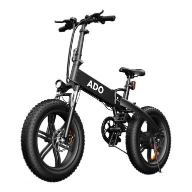 €849 with coupon for ADO A20F+ New Controller Folding Fat Tire Electric Bike from EU warehouse BANGGOOD