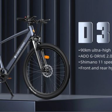 €2057 ADO D30 250W 27.5인치 전기 자전거 하이브리드 자전거 10.4Ah 25km/h 90km Shimano 11 Speed ​​from EU 창고 BUYBESTGEAR
