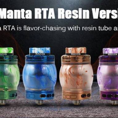 $20 with coupon for ADVKEN Manta RTA Resin Version 4.5ml – BLUE from GearBest