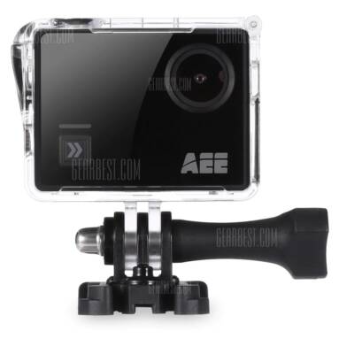 $106 flashsale for AEE Lyfe Shadow C1 Ambarella A12S75 Action Camera  –  BLACK from GearBest