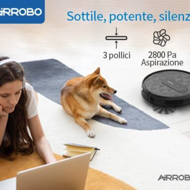 €75 with coupon for AIRROBO P20 Robot Vacuum Cleaner from EU warehouse GEEKBUYING