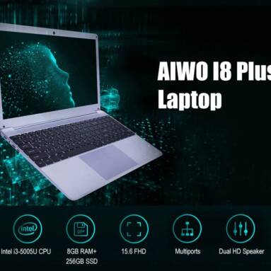 $299 with coupon for AIWO I8 Plus 15.6 inch Laptop from GEARBEST