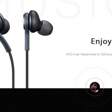 $5 with coupon for AKG High Performance In-ear Earphones for Samsung GALAXY S8 / S8 + – BLACK from GearBest