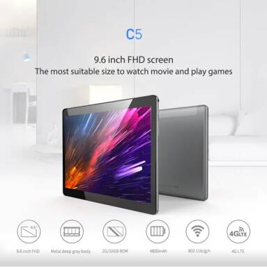 $87 with coupon for ALLDOCUBE C5 4G Phablet – DARK GRAY from GearBest