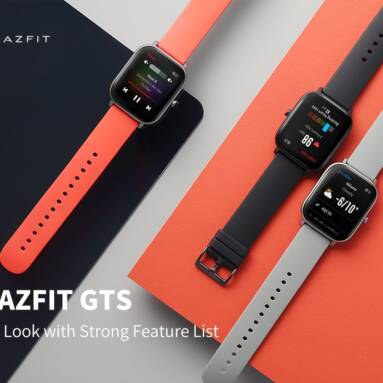 €61 with coupon for Amazfit GTS 341 PPI AMOLED Screen BT5.0 Wristband GPS+GLONASS Light Weight 5ATM Waterproof Smart Watch from xiaomi Eco-System from BANGGOOD
