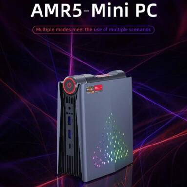 €258 with coupon for OUVIS AMR5 Mini PC, AMD Ryzen 7 5700U 16GB DDR4 512GB SSD from GSHOPPER