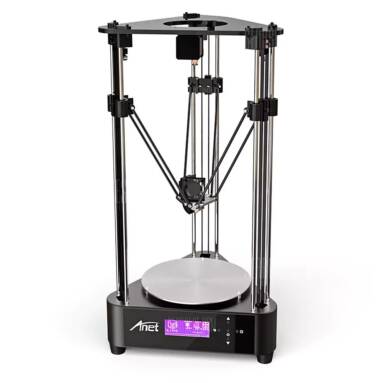 $169 with coupon for ANET A4 Fast Installation Delta DIY 3D Printer Kit  –  US  BLACK from GearBest
