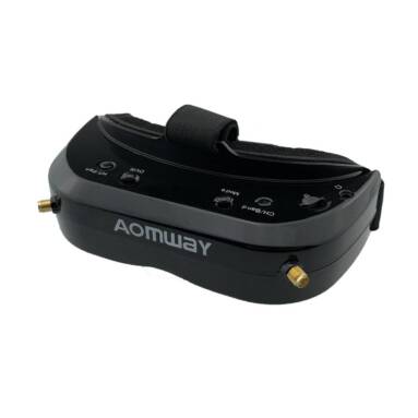 €183 with coupon for AOMWAY Commander V1S FPV Goggles 5.8Ghz 64CH Diversity 3D HDMI Built-in DVR Fan Support Head Tracker from BANGGOOD