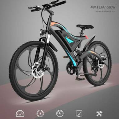 €1413 with coupon for AOSTIRMOTOR S05-1 500W 48V 15Ah 26 Inch Electric Bicycle 45km/h Max Speed 35Km Power Mode Mileage 150Kg Max Load from EU CZ warehouse BANGGOOD