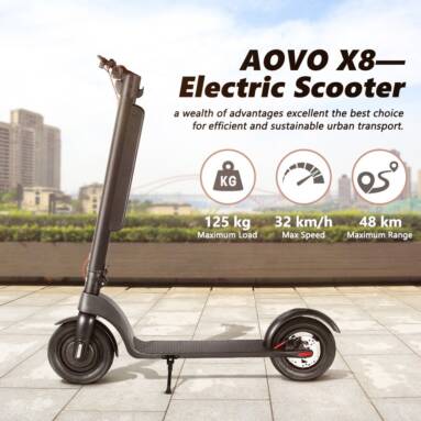 €389 with coupon for AOVO X8 Electric Scooter from EU warehouse GEEKBUYING