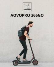€232 with coupon for AOVOPRO 365GO Electric Scooter from EU CZ warehouse BANGGOOD