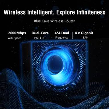 €138 with coupon for ASUS Blue Cave AC2600M Dual Band Wireless Intelligent Router from GEARVITA