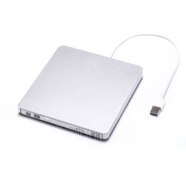$15 with coupon for ASUS PD0002 Ultra-slim USB 3.0 Tray Type External DVD Writer  –  SILVER from GearBest