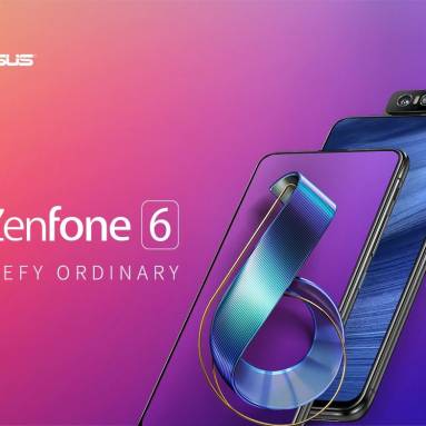 €490 with coupon for ASUS ZenFone 6 Global Version 6.4 Inch FHD+ Full Screen NFC 5000mAh 48MP+13MP Flip Cameras 6GB 64GB Snapdragon 855 4G Smartphone – Black from BANGGOOD