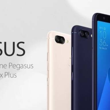 €96 with coupon for ASUS Zenfone Pegasus 4S Max Plus ( X018DC ) 4G Phablet – BLUE from GearBest