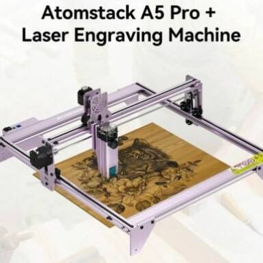 €194 with coupon for New ATOMSTACK A5 PRO+ Upgraded Laser Engraving Machine Cutter Wood Cutting Design Desktop DIY Laser Engraver New Eye Protection Design Ultra-Fine Laser Focal Area from EU CZ warehouse BANGGOOD
