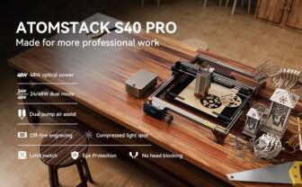 €899 with coupon for ATOMSTACK S40 Pro Laser Engraver Cutter with F30 Pro Air Assist Kit from EU warehouse GEEKBUYING
